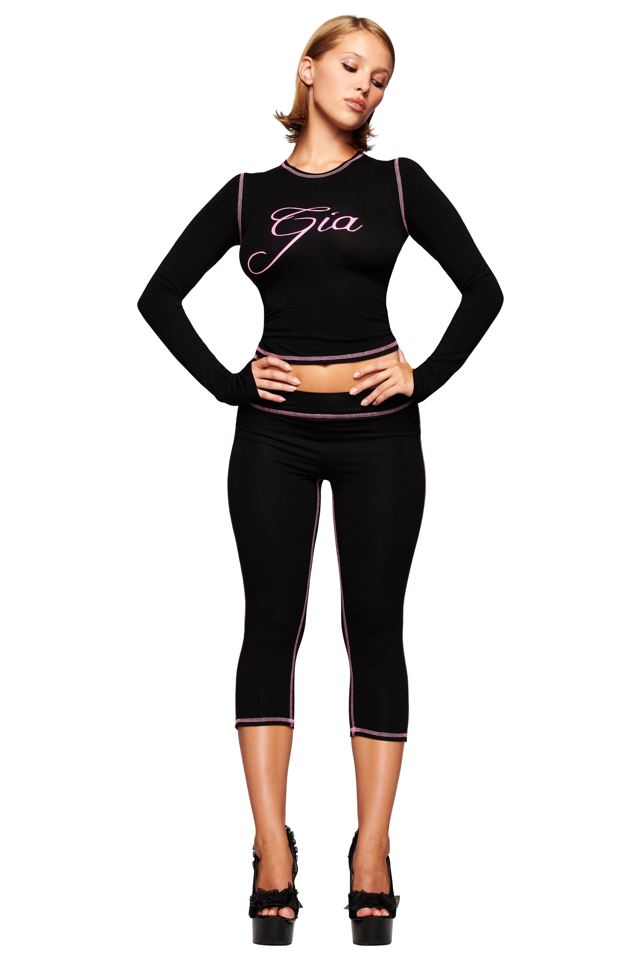 BLARE CAPRI - BLACK