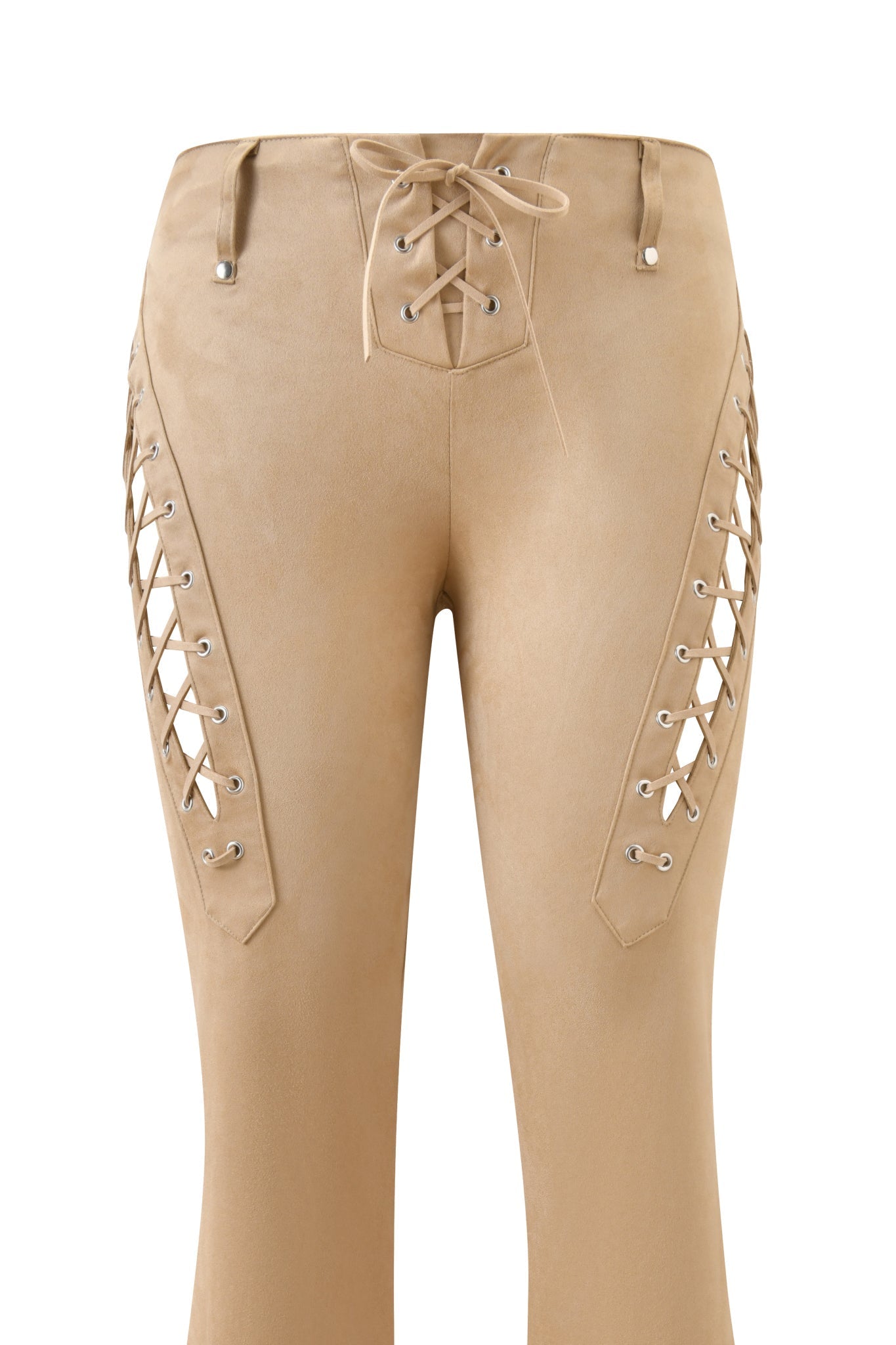 XENIA SUEDE PANT - TAN