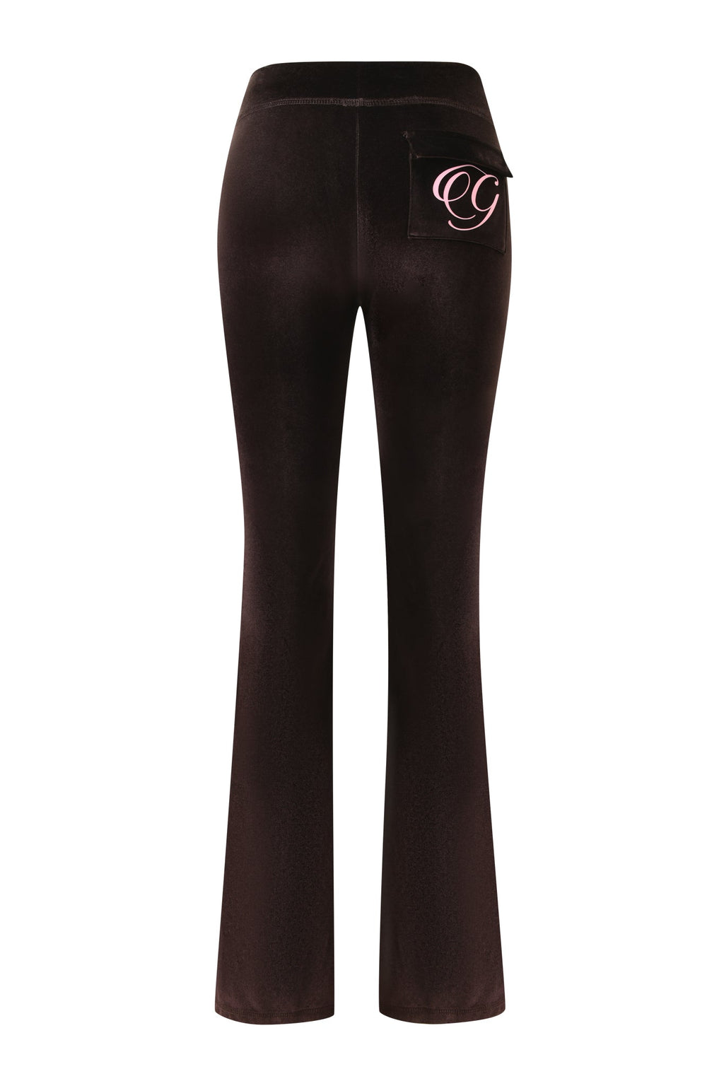 BLARE VELOUR POCKET TRACKPANT - CHOCOLATE