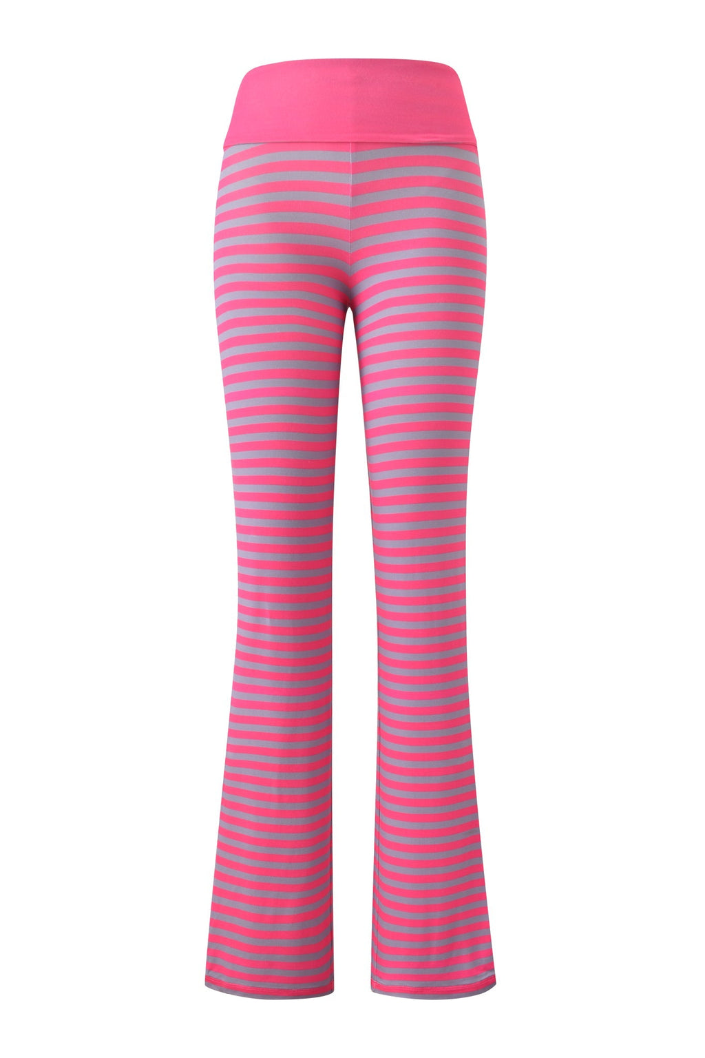 BLARE FOLDOVER TRACKPANT - HOT PINK STRIPE