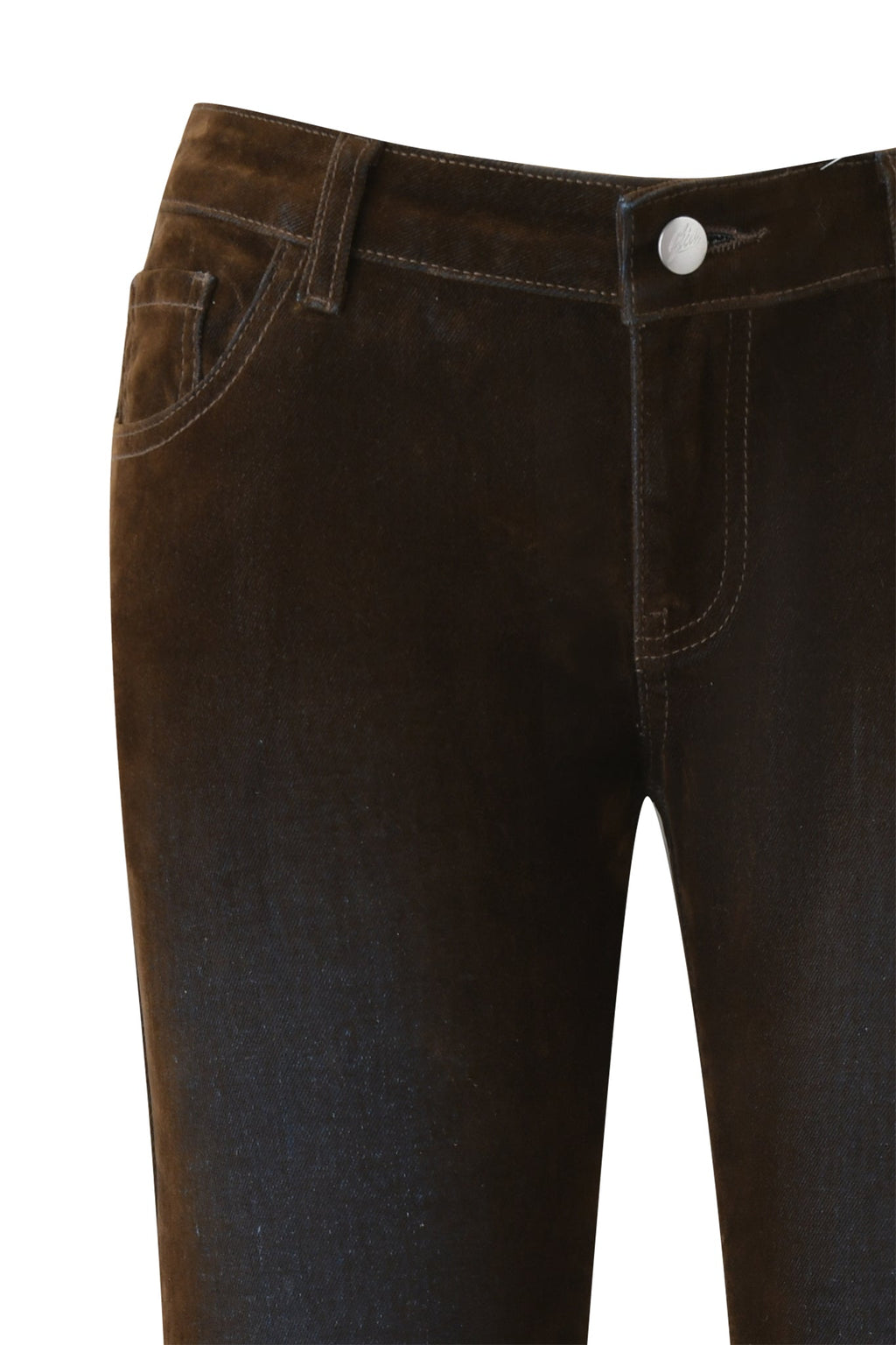 VIVAINE DENIM PANT - NEUTRAL