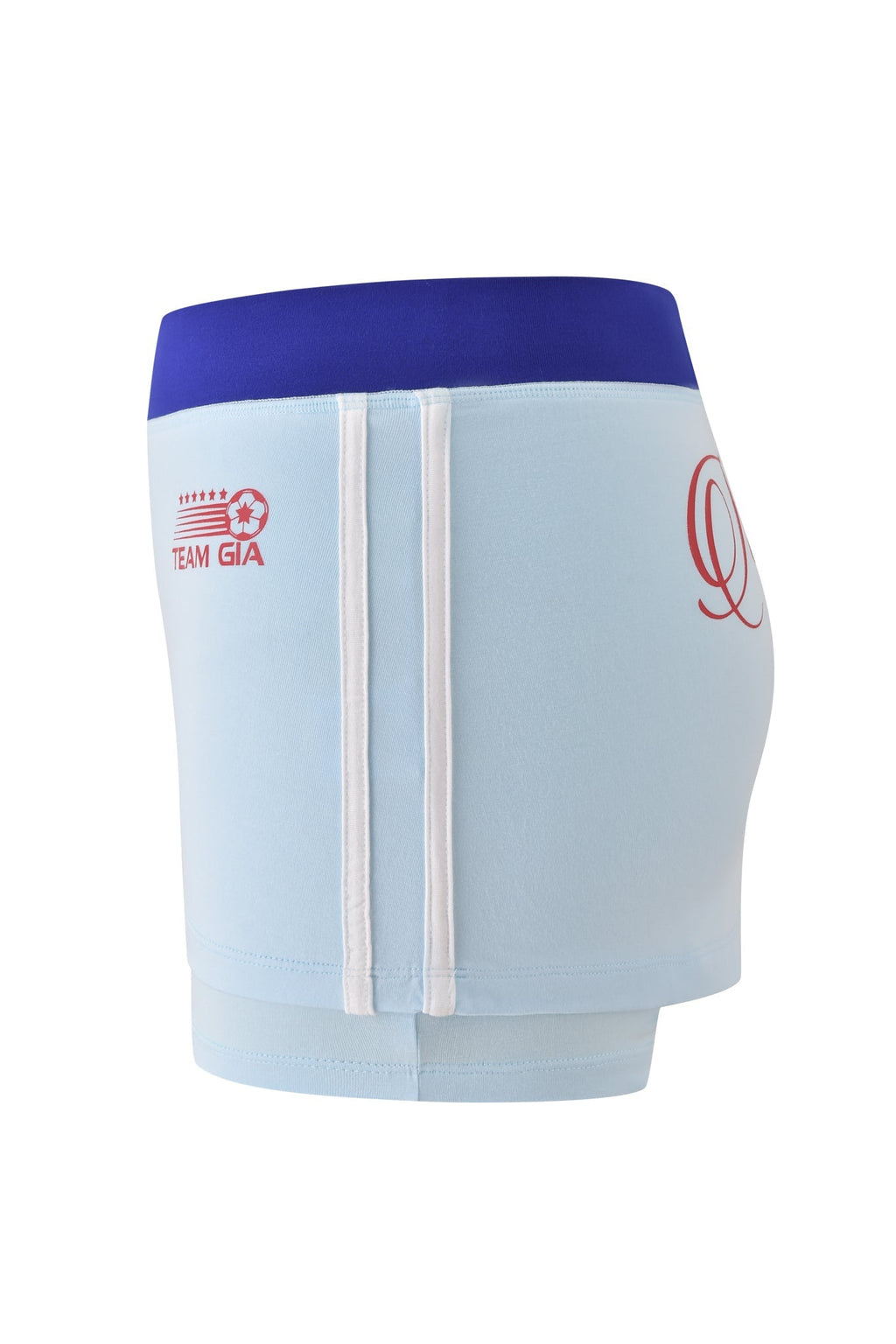 BLARE VARSITY MICRO SKORT - BABY BLUE