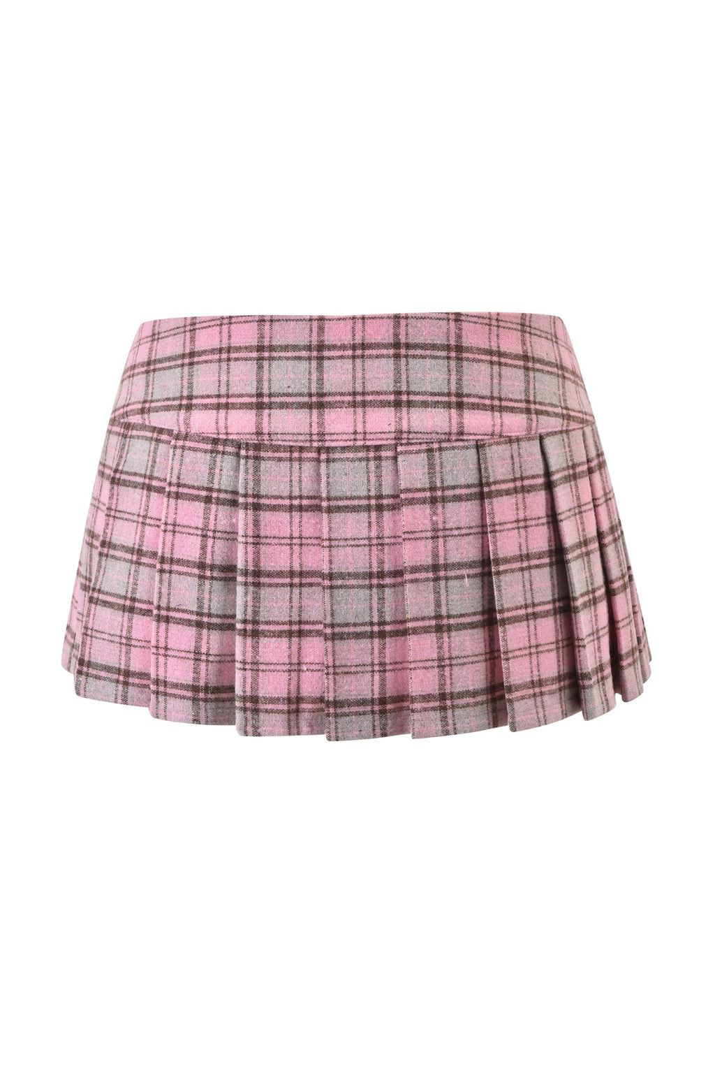 BETTY MICRO MINI SKIRT - PINK PLAID
