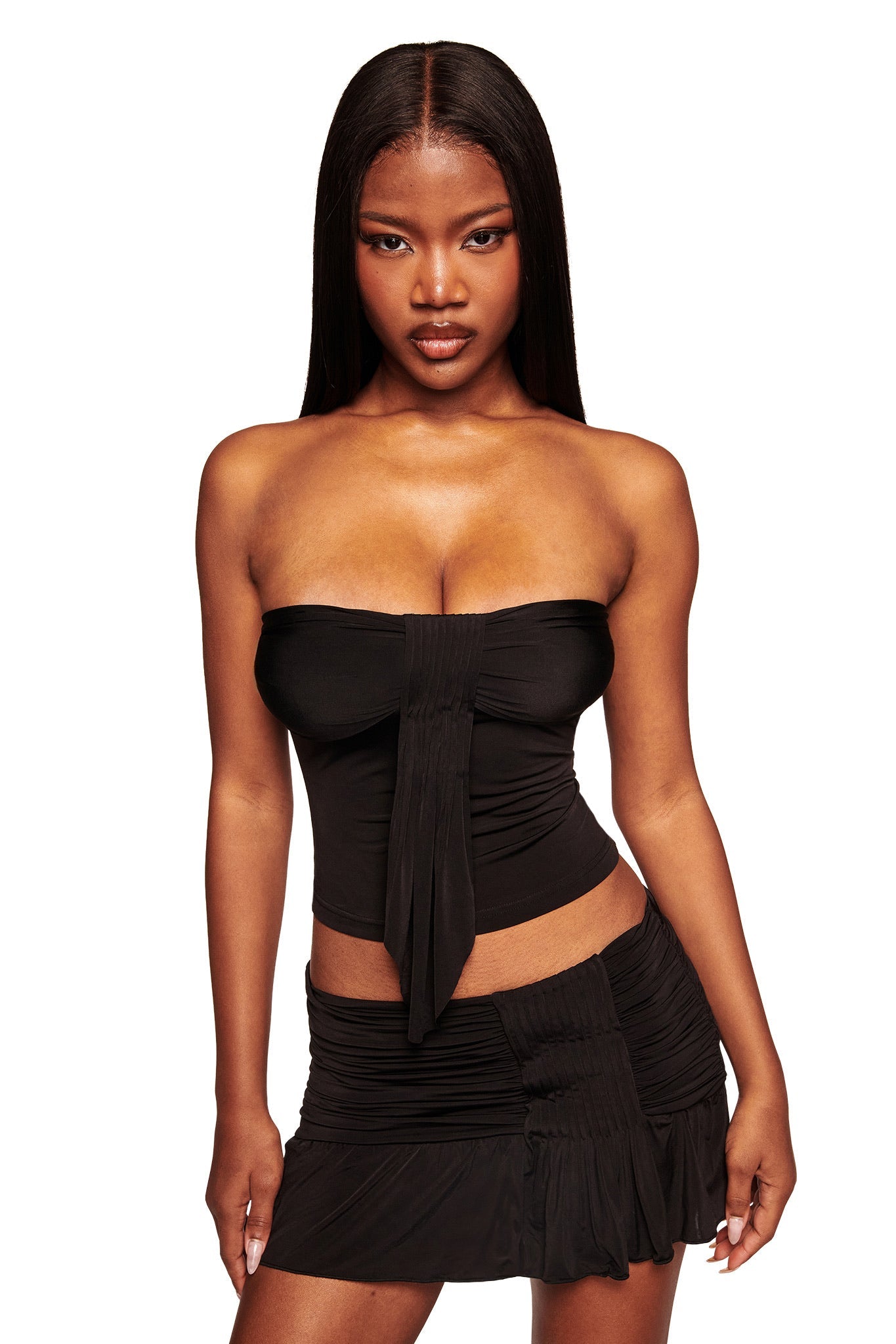 ELYSIA MINI SKIRT - BLACK